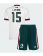 Billige Mexico Israel Reyes #15 Bortedraktsett Barn VM 2026 Kortermet (+ Korte bukser)